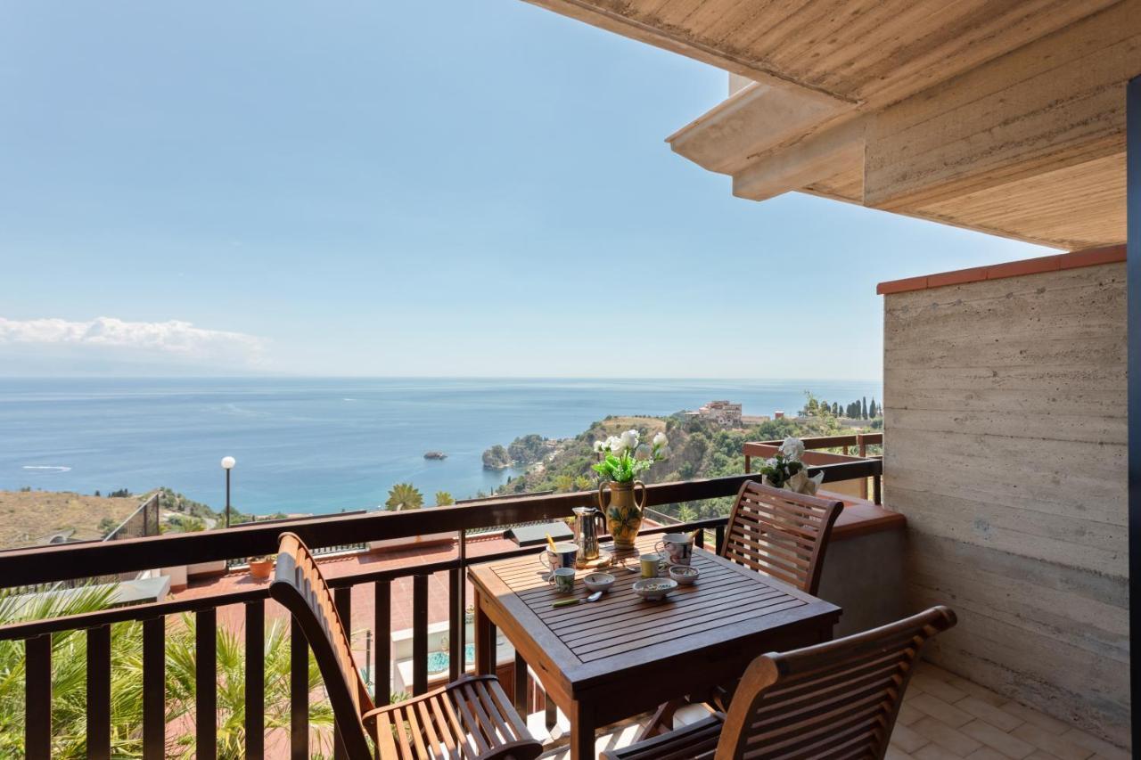 Taormina Panoramic Seaview Apartment Екстер'єр фото